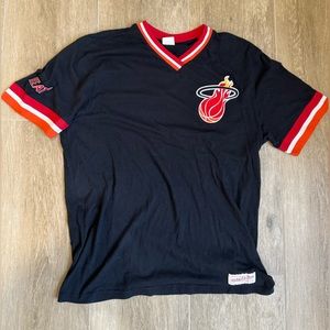 Men’s Medium Mitchell and Ness Miami Heat Throwback Shirt
